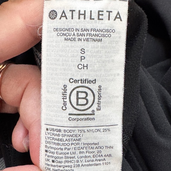 Athleta Elation Flare Pant, Black, Size S - Picture 10 of 10